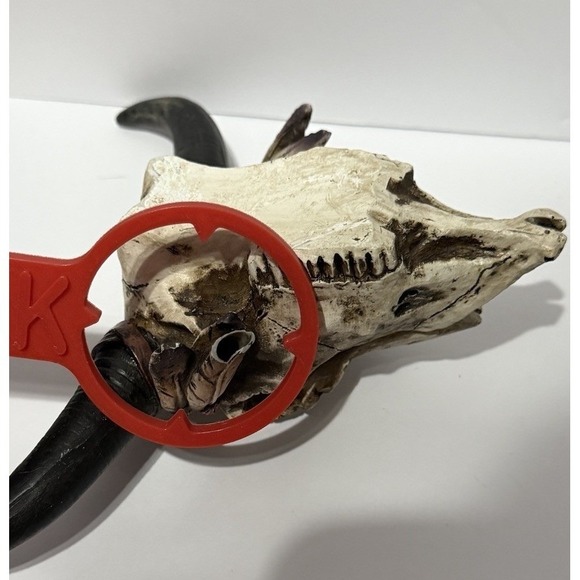 Cow Steer Bull Skull Stash Box Trinket Box Western Indian Decor Figurine * - Picture 6 of 9